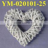 2013 Hot Sell Christmas Wicker Fat Heart Decoration thumbnail-1