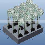 RBG Led Handmake Acrylic Ball Iron Solar Stake Light Outdoor Garden Decorations thumbnail-1