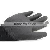 NMSAFETY 13 Gauge Knitted Black Nylon Liner Coated Foam Pvc on Palm Good Grip Safety Working Gloves thumbnail-3