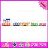 2016 Hot Sale Baby Wooden Educational Train Toy, Top Fashion Kids Wooden Educational Train Toy W05C071 thumbnail-3