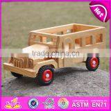 2017 New Products Kids Small Toys Solid Wooden Toy Cars and Trucks W04A332 thumbnail-4