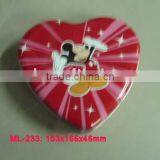 Heart Tin, Heart Box, Heart Tin Case thumbnail-1