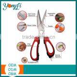 Heavy Duty Scissors Utensils With Magnetic Holder Stainless Steel Kitchen Shears thumbnail-1