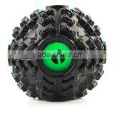 Popular2016 Pet Dog Cat Food Dispenser Squeaky Giggle Quack Sound Training Toy Chew Ball thumbnail-2