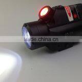 Erains TAC Optics Tactical Compact Pistol Weapon 225 Lumens Q5 LED Flashlight With 45 Degree 25 Lumens Red LED Light /Torch thumbnail-2