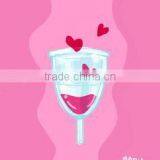 Real Manufacturer Hot Sell FDA Healthy Female Menstrual Cup thumbnail-1