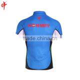 China Manufacture Custom Made Sublimation Polo Shirt,Sky Blue/Cyan Customized thumbnail-4