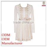 Latest Design New Fashion Lace Design Women Shift Dress thumbnail-1