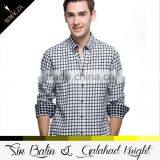 Clothing Suppliers Wholesale Casual Mercerized Cotton Plaid Sports Polo Shirt for Men thumbnail-2
