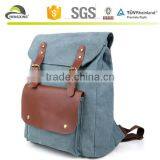 Canvas And Leather Backpack, Stock Backpack, Fashion Backpack thumbnail-2