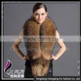CX-B-52 New Style Excellent Raccoon Fur Scarf And Shawl Wholesale thumbnail-1