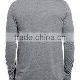 Mens Full Sleeve Round Neck Dark Grey Cotton Tshirt thumbnail-2