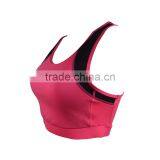Wholesale Fitness Pink Sports Bra Sexy Women Sports Bra thumbnail-3