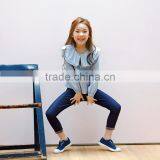 S17590A Cute Girls Shirt Long Sleeve Princess Ruffle Tops Girls Clothes thumbnail-2