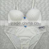 OEM Hot Sale Sexy Embroidery Lace Underwear Women Bra Panty Set thumbnail-1