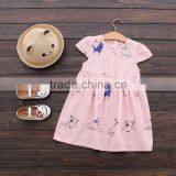 Wholesale Summer Cotton Printing Baby Girl Shirt Dress thumbnail-3