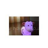 Customized Design Holidays Gifts Goats Shaped LED Color Change PVC Flashing Keychain