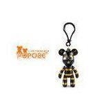 Promotional Plastic Buckle Bear Keychain 3\
