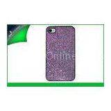Unique Purple Glitter Sparkle Bling Protective PU Leather Case For IPhone5 / 5s thumbnail-1