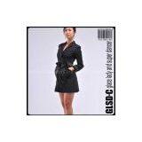 Black Winter Coat GLSD09QD-012 thumbnail-1