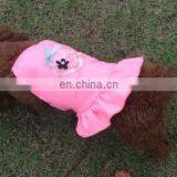 Cotton Dog Dress Strawberry Print Teddy Costume Summer Adorable Pet Clothes Cat Lady Skirt With Shoulder-straps thumbnail-5