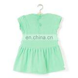 Boat Applique Green Frock for Kids thumbnail-2