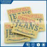 High Quality Fashion Design Custom Luxury Leather Labels for Jeans thumbnail-5