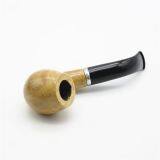 140mm Length Wooden Resin Short Tobacco Pipe With Small Solid Wood Head for Smoking thumbnail-3