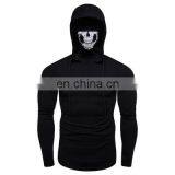 Customized Winter Men's Personalized Mask Sweater Skull Print Oversized Long Sleeve Pullover Hoodies thumbnail-5