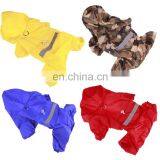 Hot Sale Solid Color and Camouflage Double Layer All Seasons Water Proof Raincoats for Pet Dog Luminous thumbnail-6