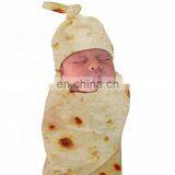 Hot High Quality Printed Burrito Baby Blanket thumbnail-6