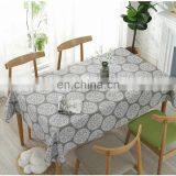 Cotton Linen Tablecloth Cotton Christmas Tablecloth African Flower Tablecloths thumbnail-2