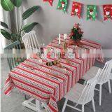 Christmas Linen Tablecloth Luxury Tablecloth Rectangular Tablecloth Wholesale thumbnail-4