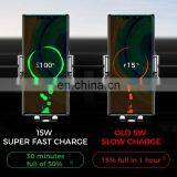 Joyroom Infrared Induction Wireless Charger QI Fast Charging Car Holder Phone Holder thumbnail-6