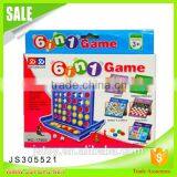 New Arrival 6 in 1 Games Tic Tac Toe Game for Children
