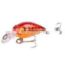 4.5cm 4g Plastic Mini Bionic Bait With Treble Hooks Tackle Sea Bass Crank Bait thumbnail-1