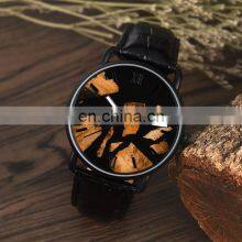 BOBO BIRD Wood Resin Watches for Men Luxury Brand Quartz Wristwatches Leather Band Male Clock Simple Watch Gifts Dropshipping thumbnail-4