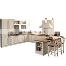 Free sample and 3D design Contemporary White Kitchen Shaker Style Cabinets Furniture