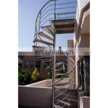 Galvanized Stairs Customized Center Column Carbon Steel Metal Spiral Staircases thumbnail-3