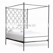 Black Colour Metal Bed thumbnail-1