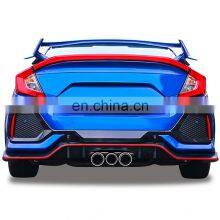 Rear Bumper For Honda Civic Type-R 2016-2020 Car Body Kit China Factory thumbnail-1