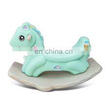 Factory Price Kindergarten Children Ride on Toys 2019 Popular Indoor 2 in 1 Plastic Rocking Horse for Kids thumbnail-4