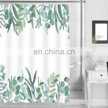 Hot Selling Fashion Printed Polyester Bath Curtain Bathroom thumbnail-1