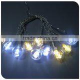 cotton ball light string christmas decor wholesale clear cable christmas ball ornaments