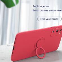 Wholesale A12 A42 A22 A13 A23 A20 A30 Seminal Foramen Mobile Phone Case Silicon Ring Holder for Samsung S20 Ultra S20 S30 thumbnail-4