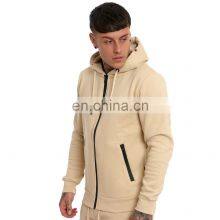 2022 Cotton Gymnastics Clothing Men Fitness Athletic Wear Gym Workout Sports Full Zipper up Custom Hoodie Zipper Pockets thumbnail-2