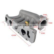 Oem Die Casting Aluminum Investment Casting Steel Refrigeration 3-Port Exhaust Pipe Intake Manifold thumbnail-4