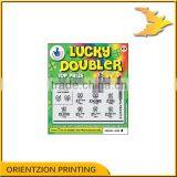 China Cheap Custom Prepaid Scratch Cards, Lottery Printing