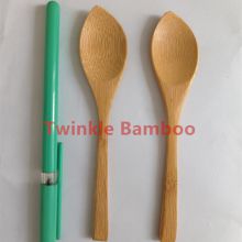 5.6inch bamboo spoons, oblique bambu spoon bamboo spoons Wholesale from China