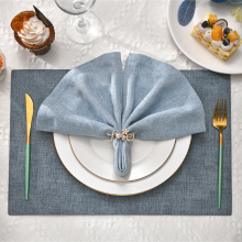 Lovers Metal Pearl Diamond Napkin Ring Holder for Valentine's Day thumbnail-3